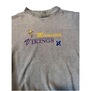 Vintage Logo Athletic Game‎ Day Minnesota Vikings Football NFL Sweat Shirt Sz XL